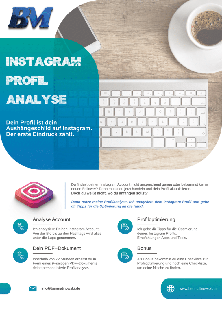 Instagram Profilanalyse