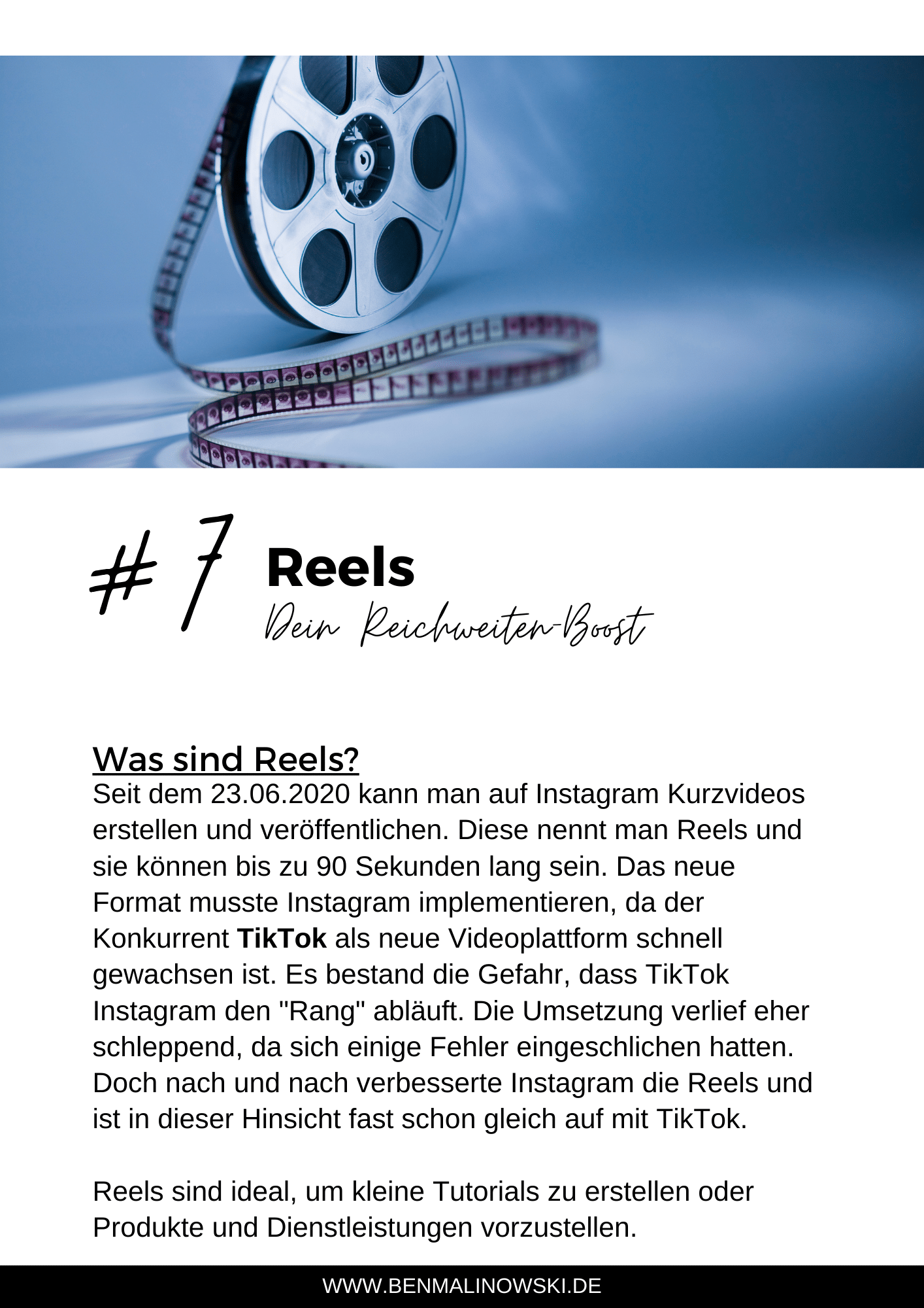 Reels für Instagram erstellen